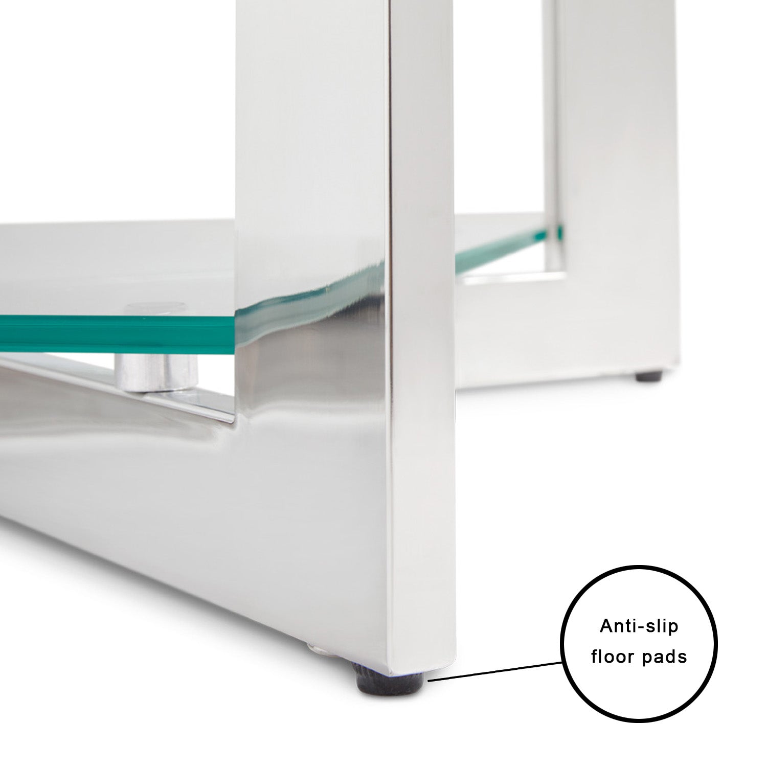 Elegant Maison Glass End Table