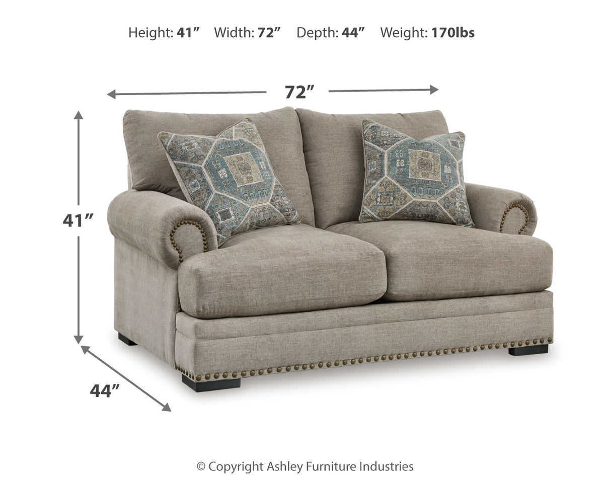 Galemore Sofa, Loveseat, Chair and Ottoman