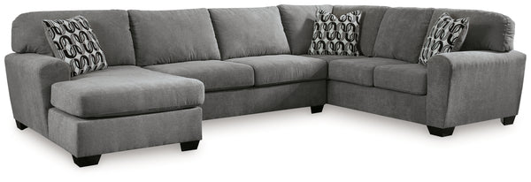 Birkdale Court 3-Piece Sectional with Ottoman