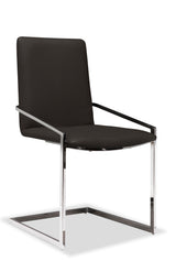 Jasmine Faux Leather Side Chair (Set of 2) - view 2 - 3656S-DGY*2
