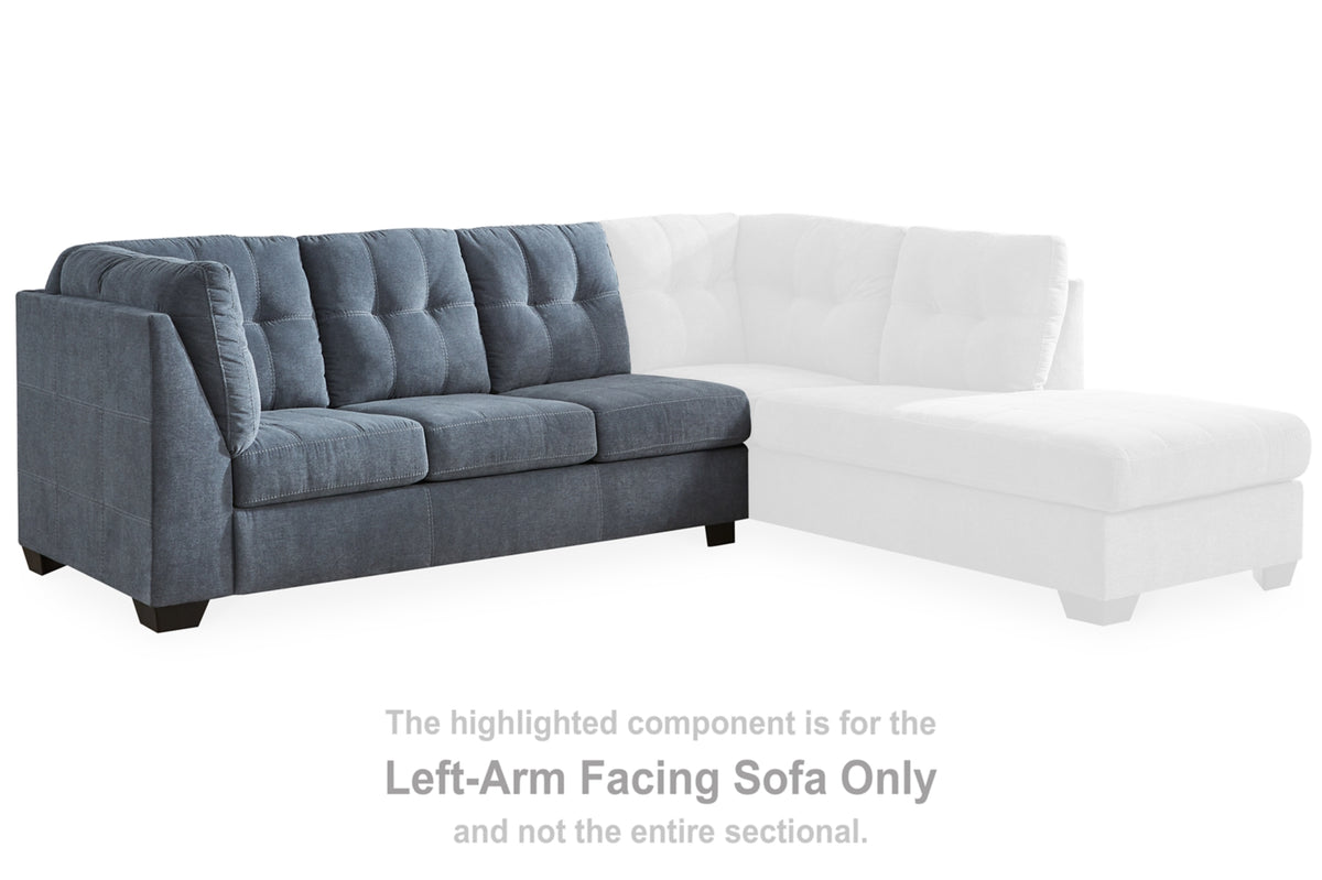 Marleton 2-Piece Sectional with Ottoman