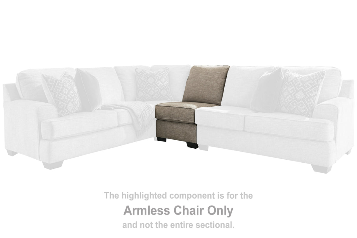 Bovarian 3-Piece Sectional with Ottoman