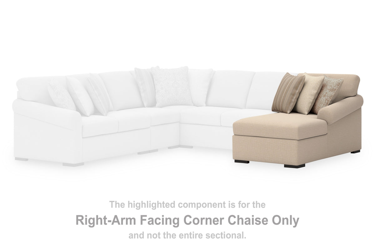 LadyMae 2-Piece Sectional with Ottoman