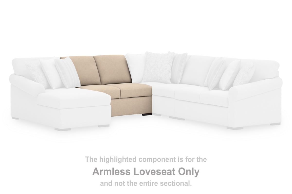 LadyMae 4-Piece Sectional with Ottoman