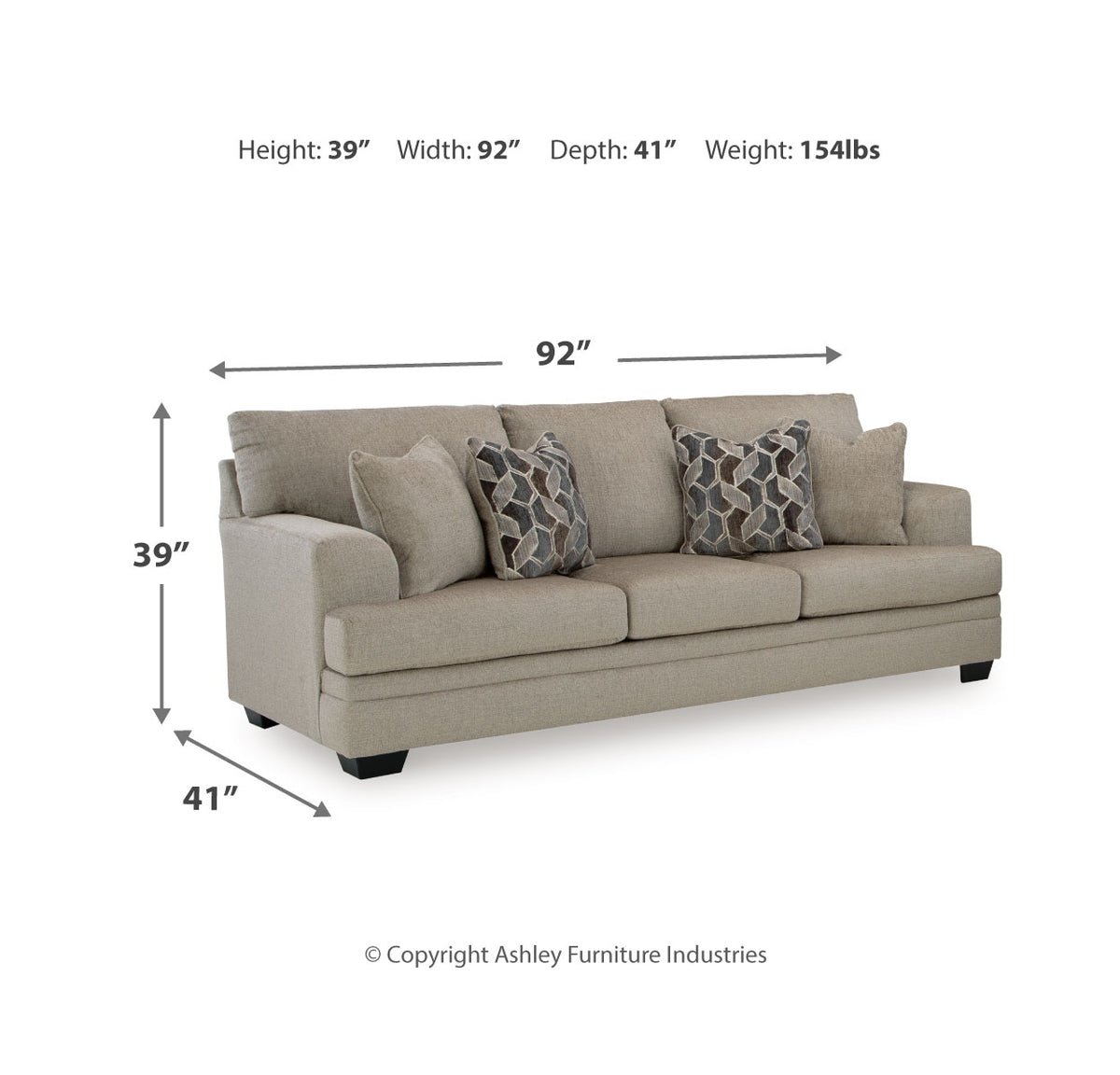 Stonemeade Sofa, Loveseat, Chair and Ottoman