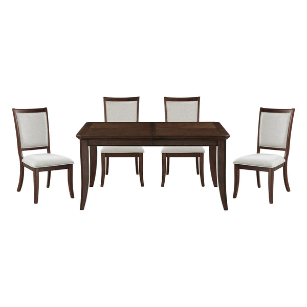 Claymont Cherry 5-Piece Dining Set - 5962-96*5