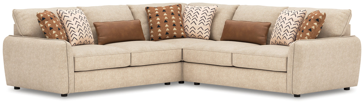 Seyler 3-Piece Sectional with Ottoman
