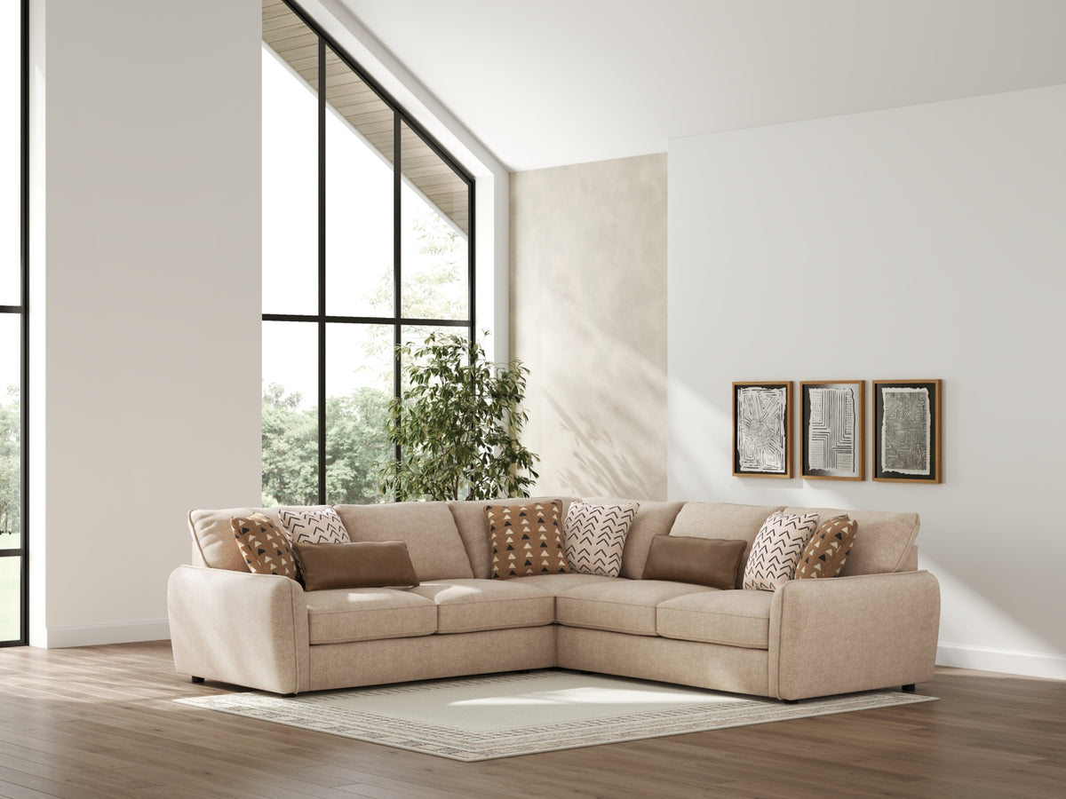 Seyler 3-Piece Sectional with Ottoman