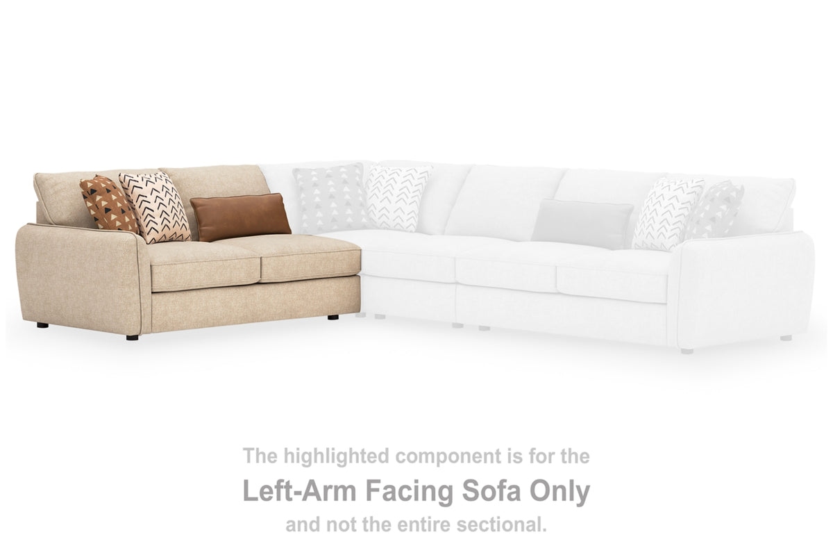 Seyler 4-Piece Sectional with Ottoman