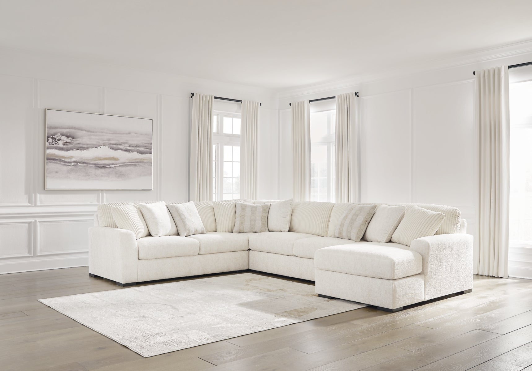 Chessington 4-Piece Sectional with Ottoman