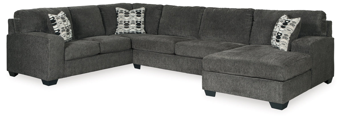 Ballinasloe 3-Piece Sectional with Ottoman