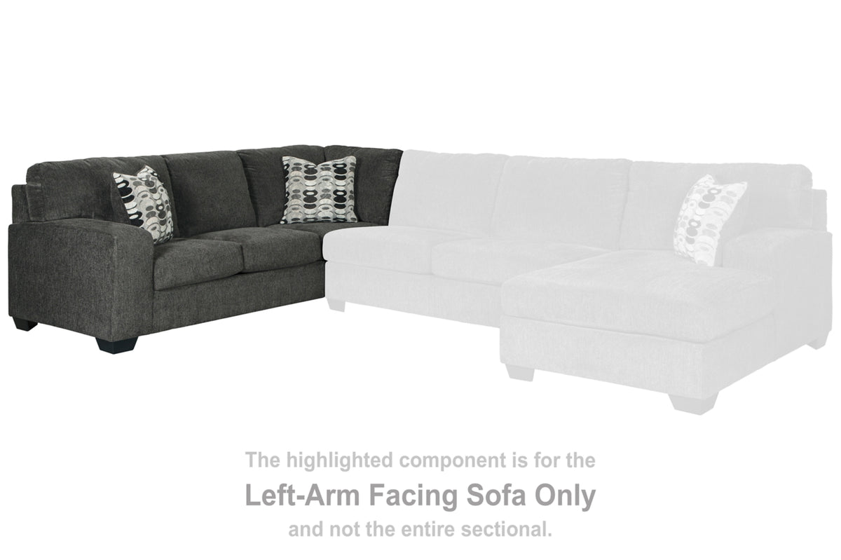 Ballinasloe 3-Piece Sectional with Ottoman