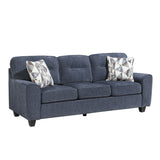 Bennett Chenille Sofa - 8416BU-3