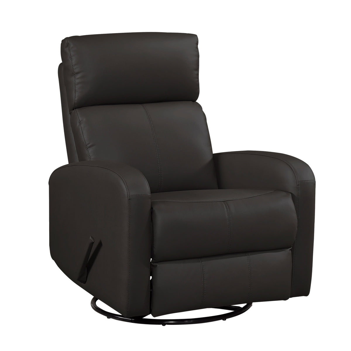 Sorrento Swivel Glider Recliner, Black