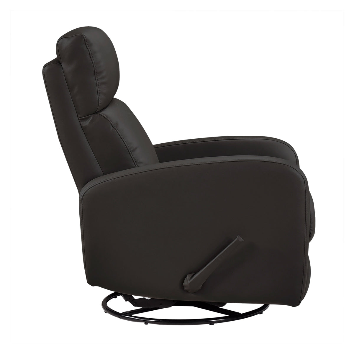 Sorrento Swivel Glider Recliner, Black