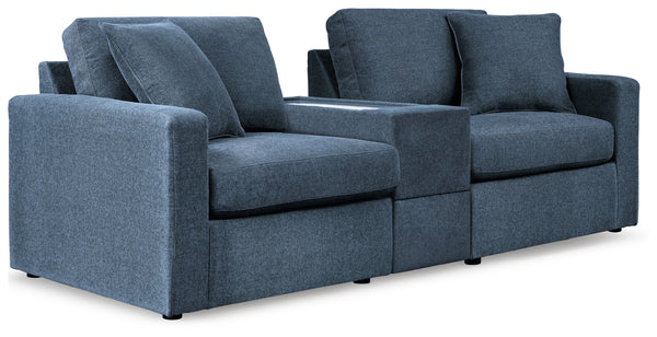 Pillar Peak Sectional Sofa and Loveseat