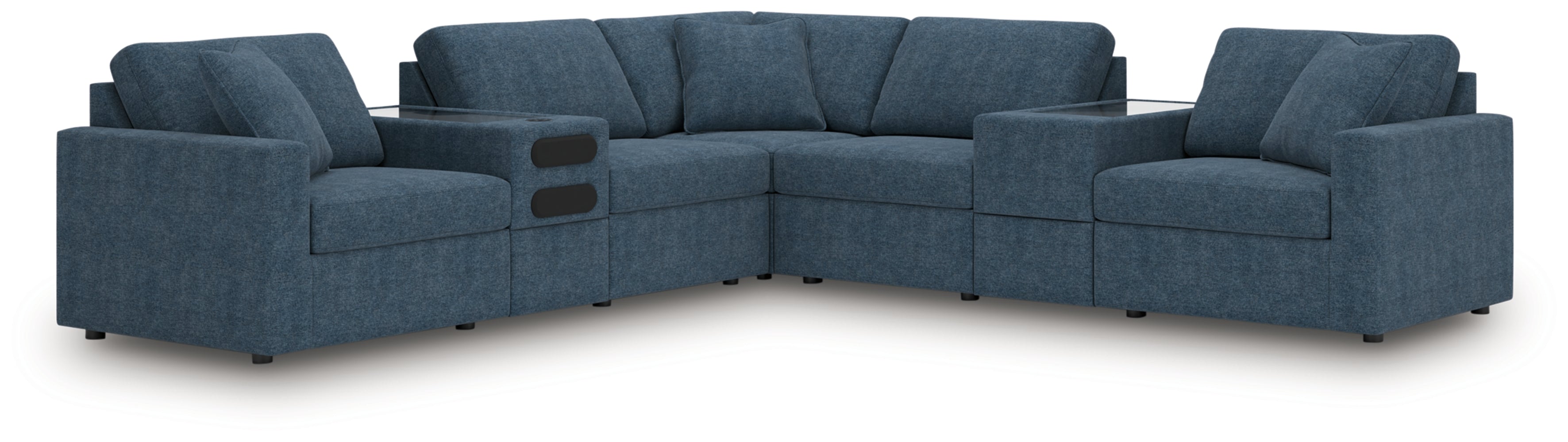 Modmax Storage Console Modmax 7-Piece Balanced Sectional with Audio and Storage Consoles | New ...