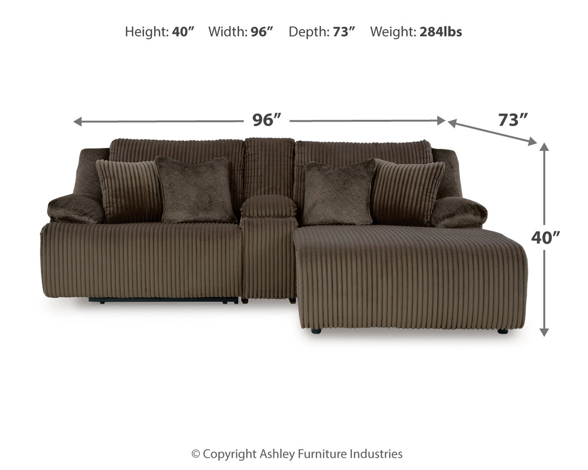 Top Tier Sectional Sofa and Recliner