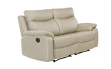 Wembley Leather 2-piece Modular Power Reclining Loveseat - 99201PSBE-2