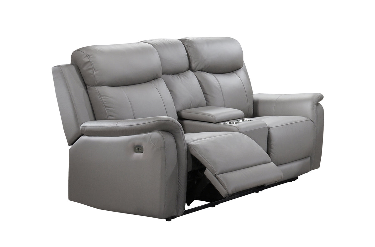 Cyrus Power Reclining Loveseat with Console