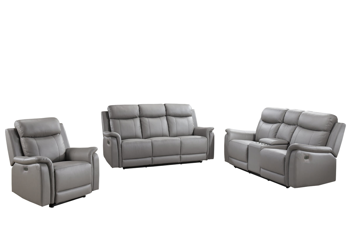 Cyrus Power Reclining Loveseat with Console