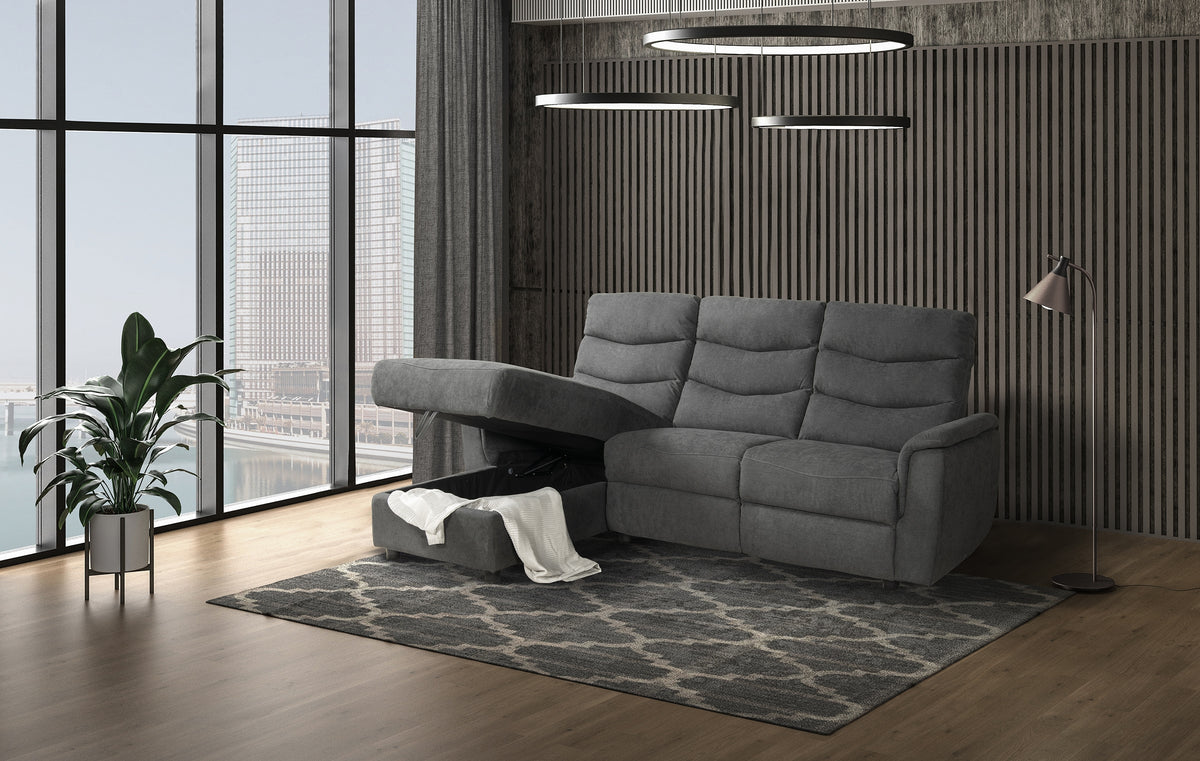 Franklin 2-piece Sectional with Left Side Storage Chaise