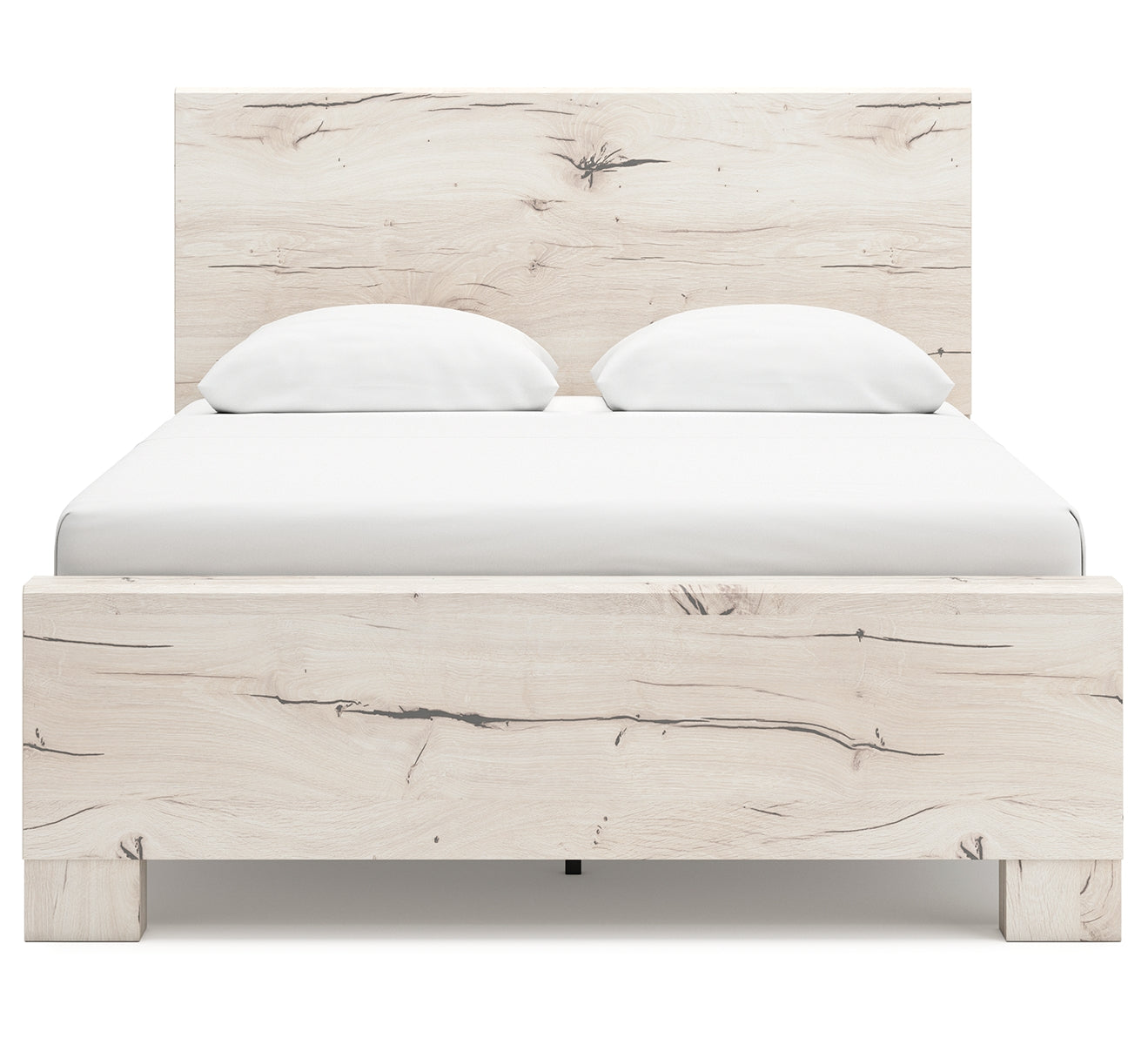 Lawroy Queen Panel Bed with Mirrored Dresser, Chest and 2 Nightstands