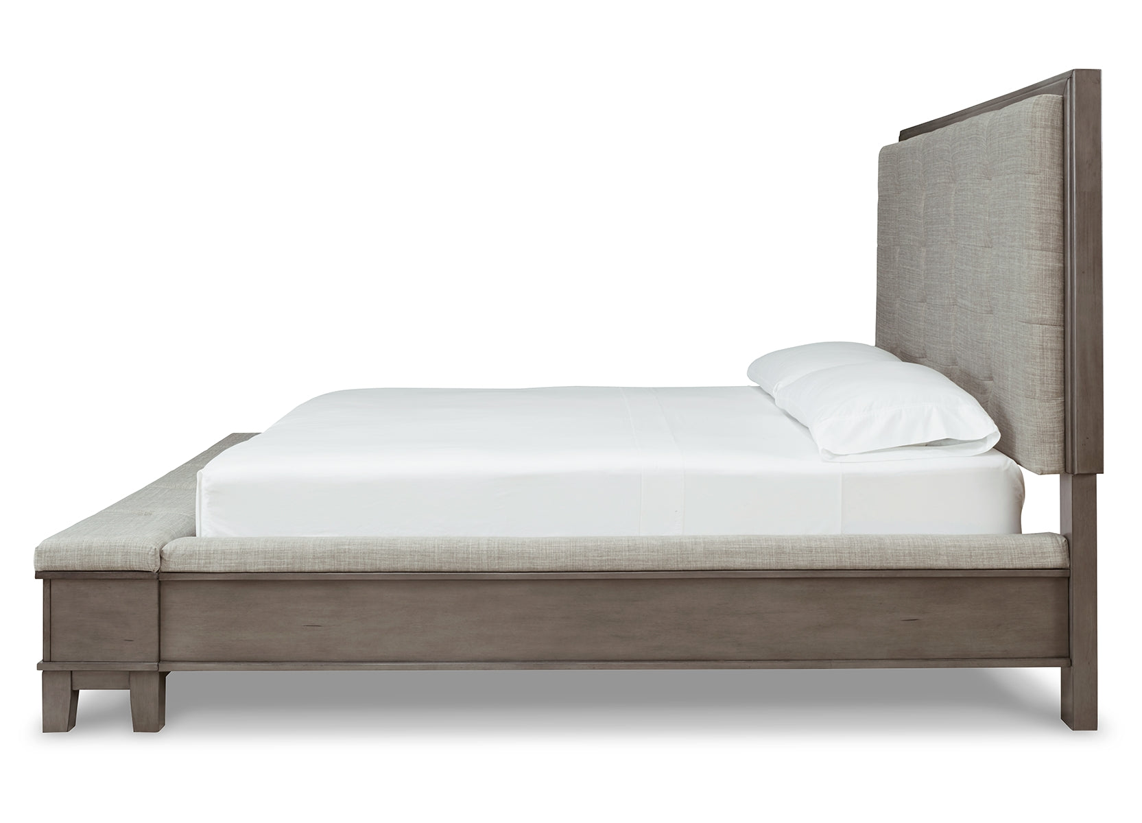 Hallanden Panel Bed with Storage Footboard Bedroom Set