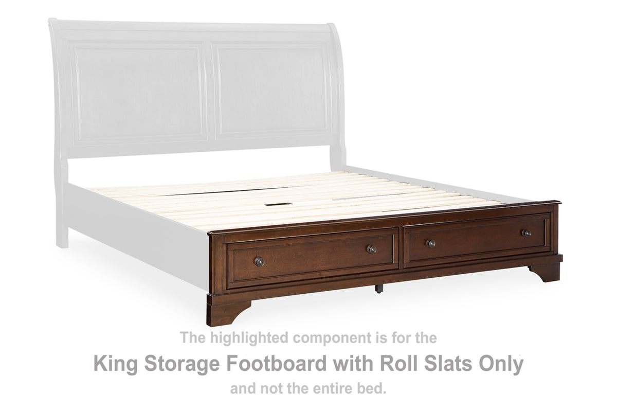 Trellington King Sleigh Storage Bed