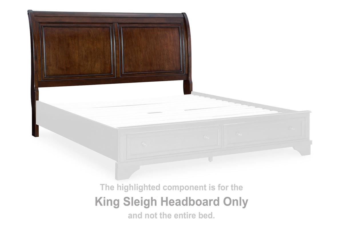 Trellington King Sleigh Storage Bed