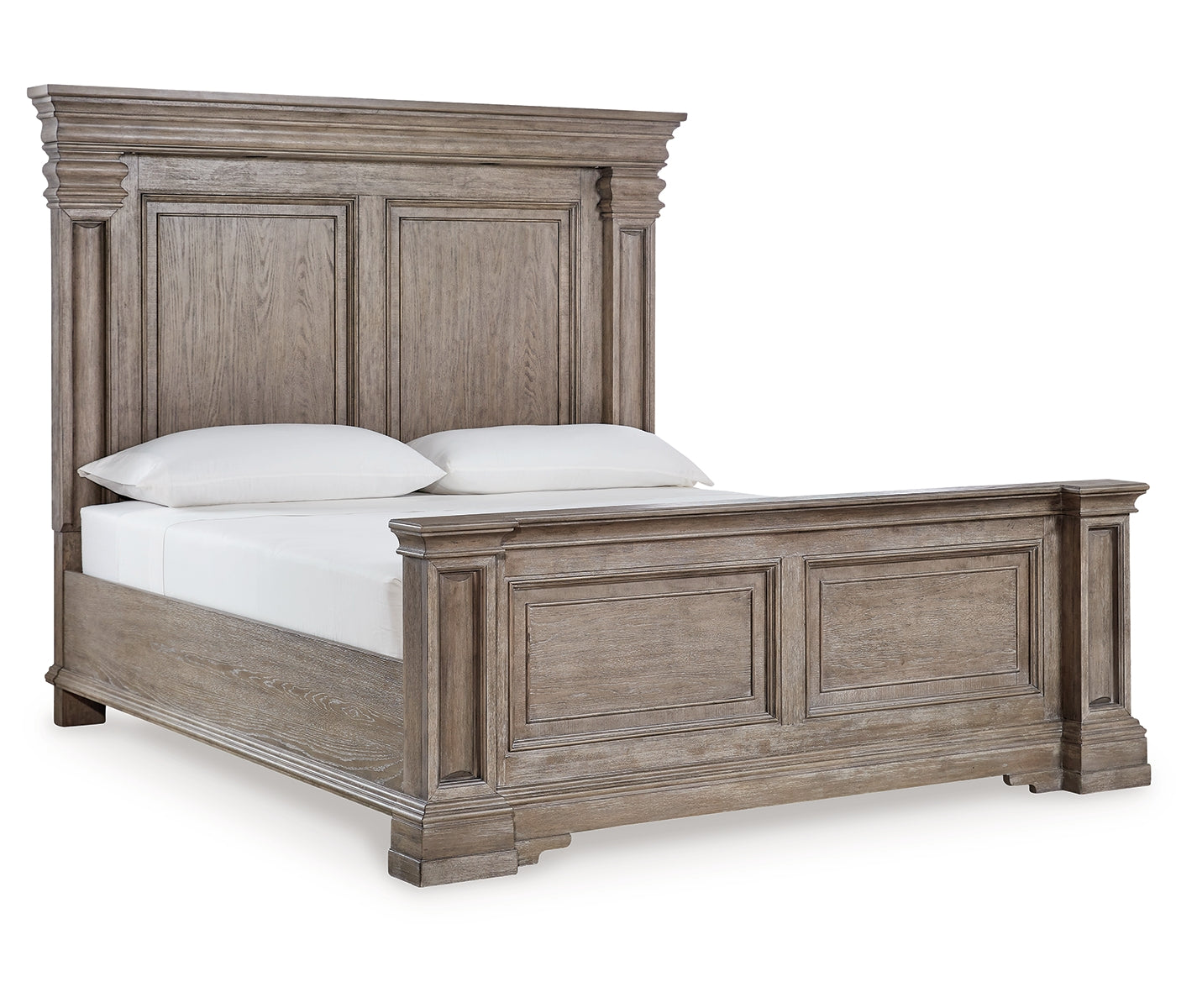 Blairhurst King Panel Bed with Mirrored Dresser and 2 Nightstands