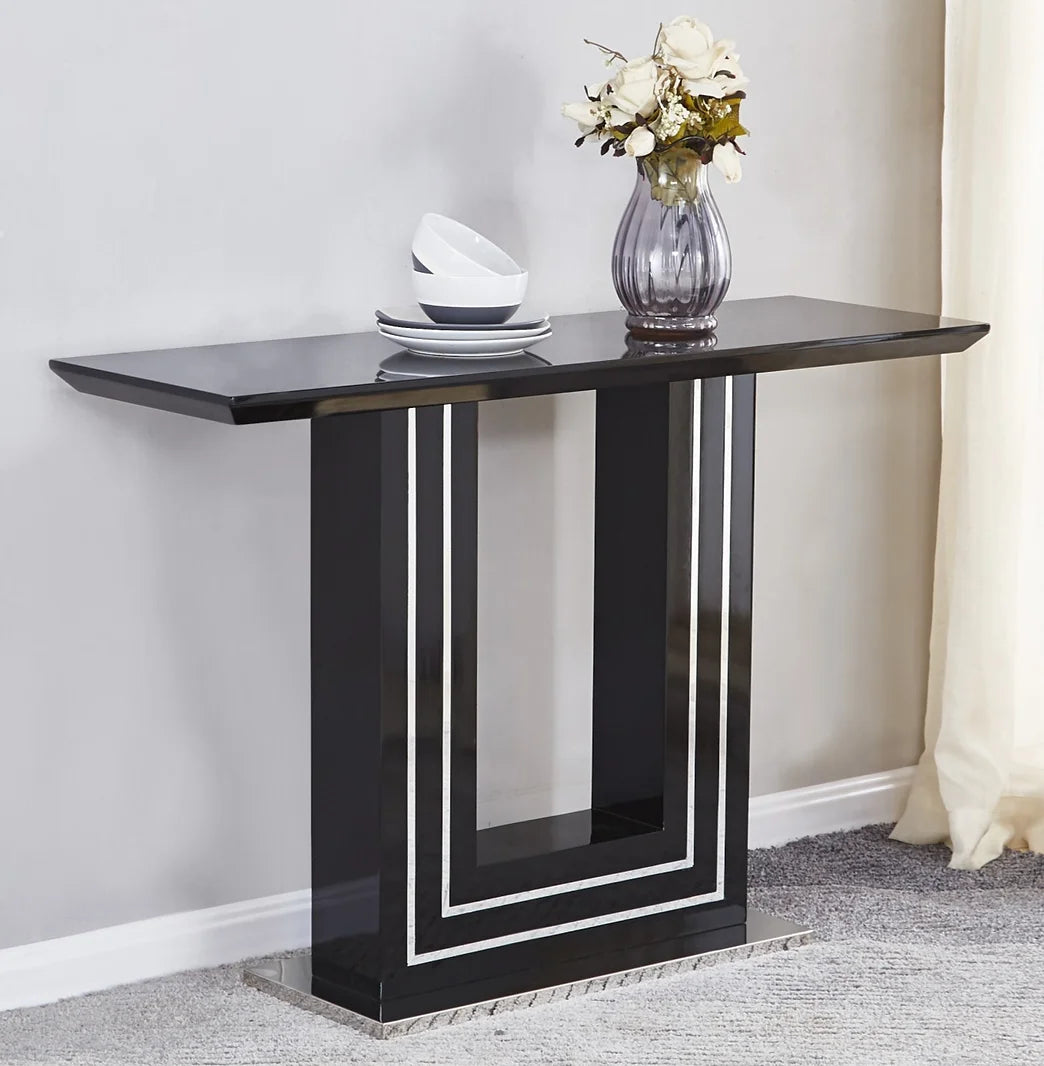 Infinity Console Sleek Infinity Console Table | New Furniture Gallery