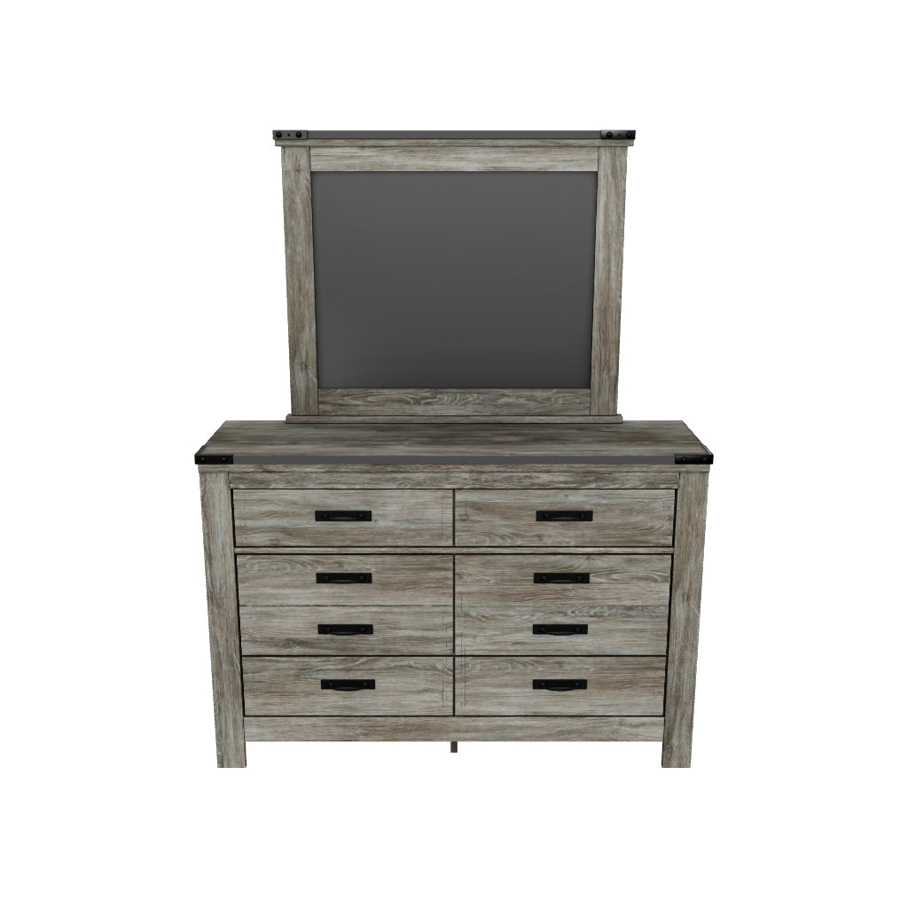 Frandern Dresser and Mirror