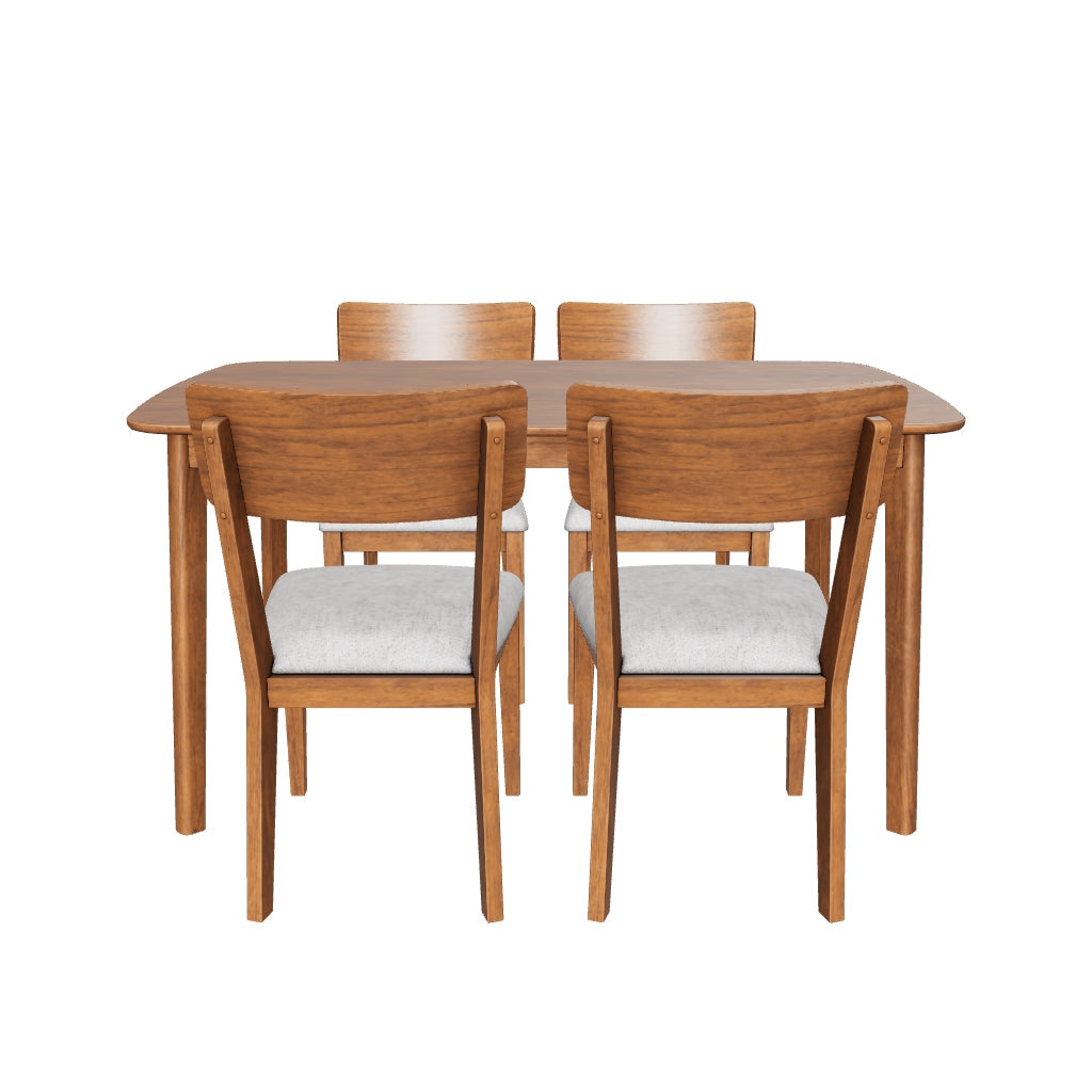 Tameride Dining Table and 4 Chairs (Set of 5)