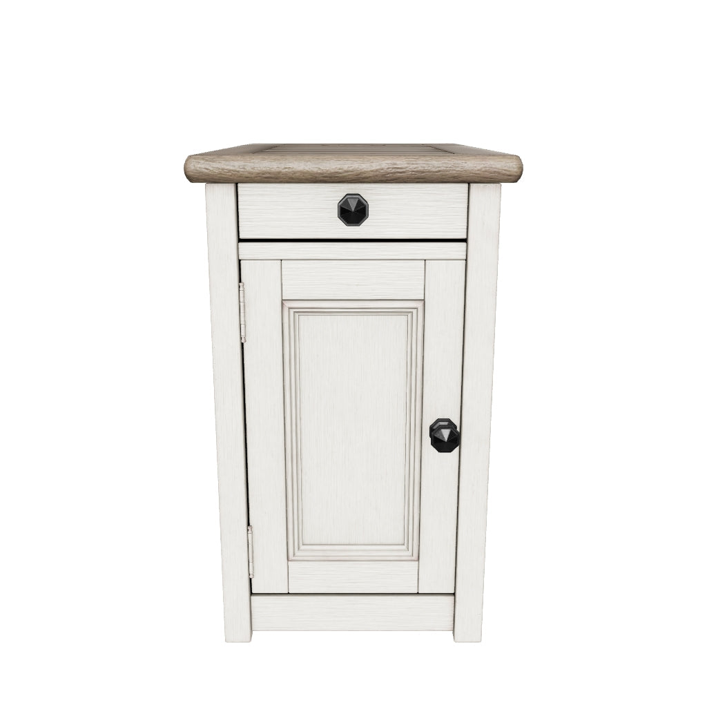 Bolanburg Chairside End Table with USB Ports & Outlets