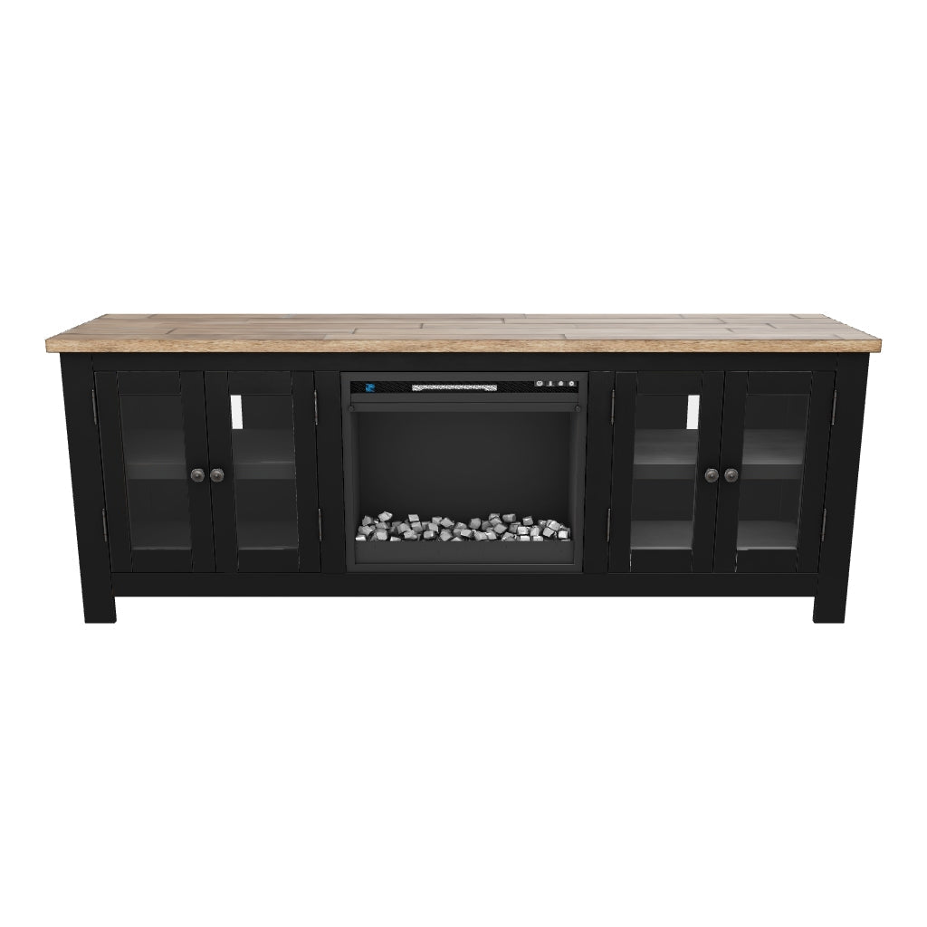 Wildenauer 76" TV Stand with Electric Fireplace
