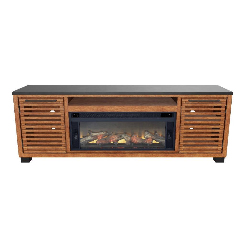 Kallari 84" TV Stand with Electric Fireplace
