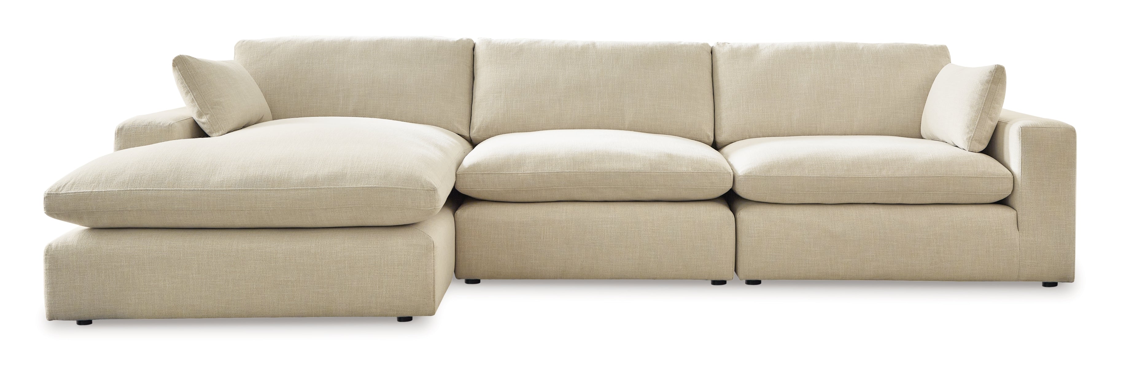Elyza 3-Piece Sectional with Ottoman