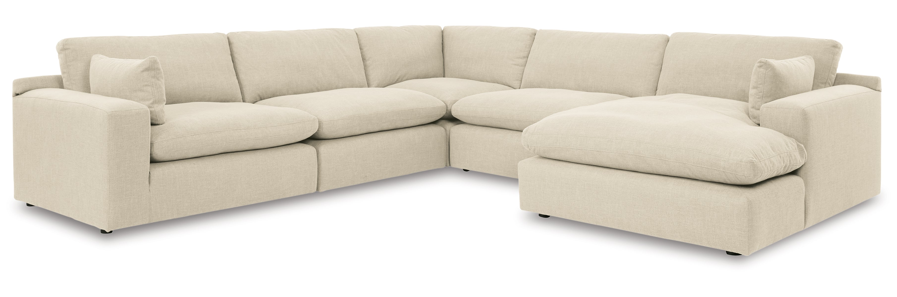 Elyza 5-Piece Sectional with Ottoman