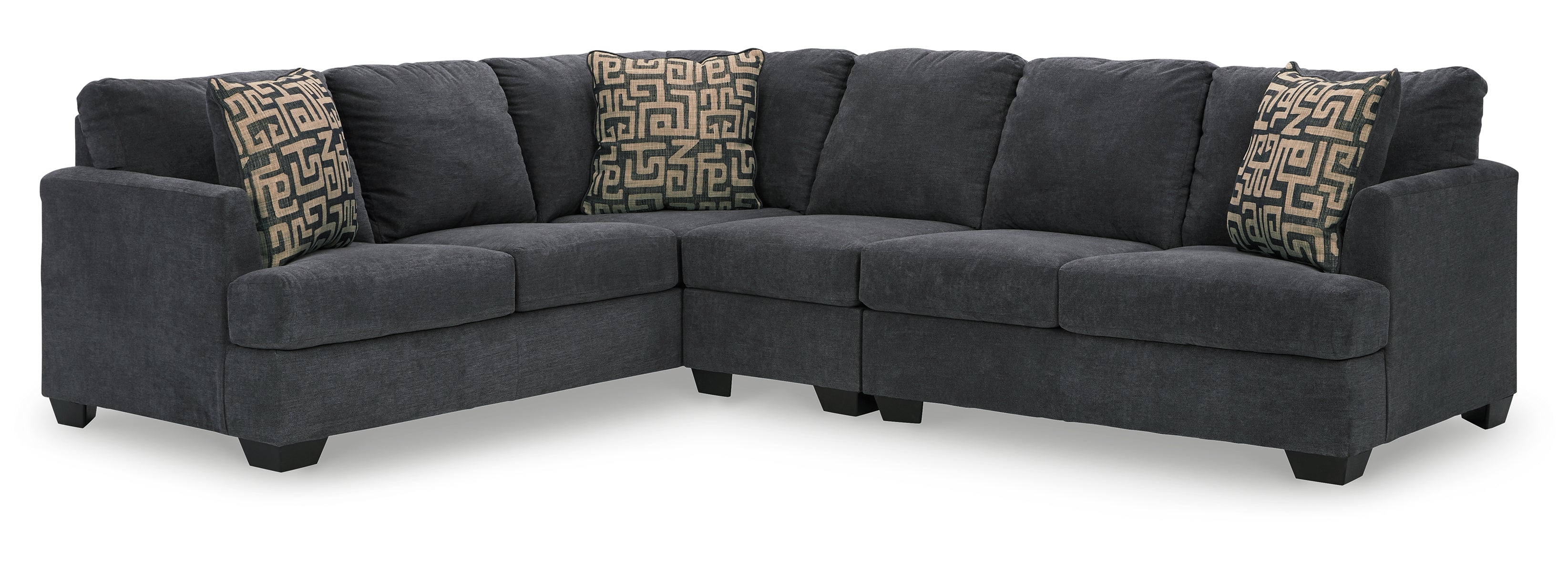 Ambrielle 3-Piece Sectional with Ottoman