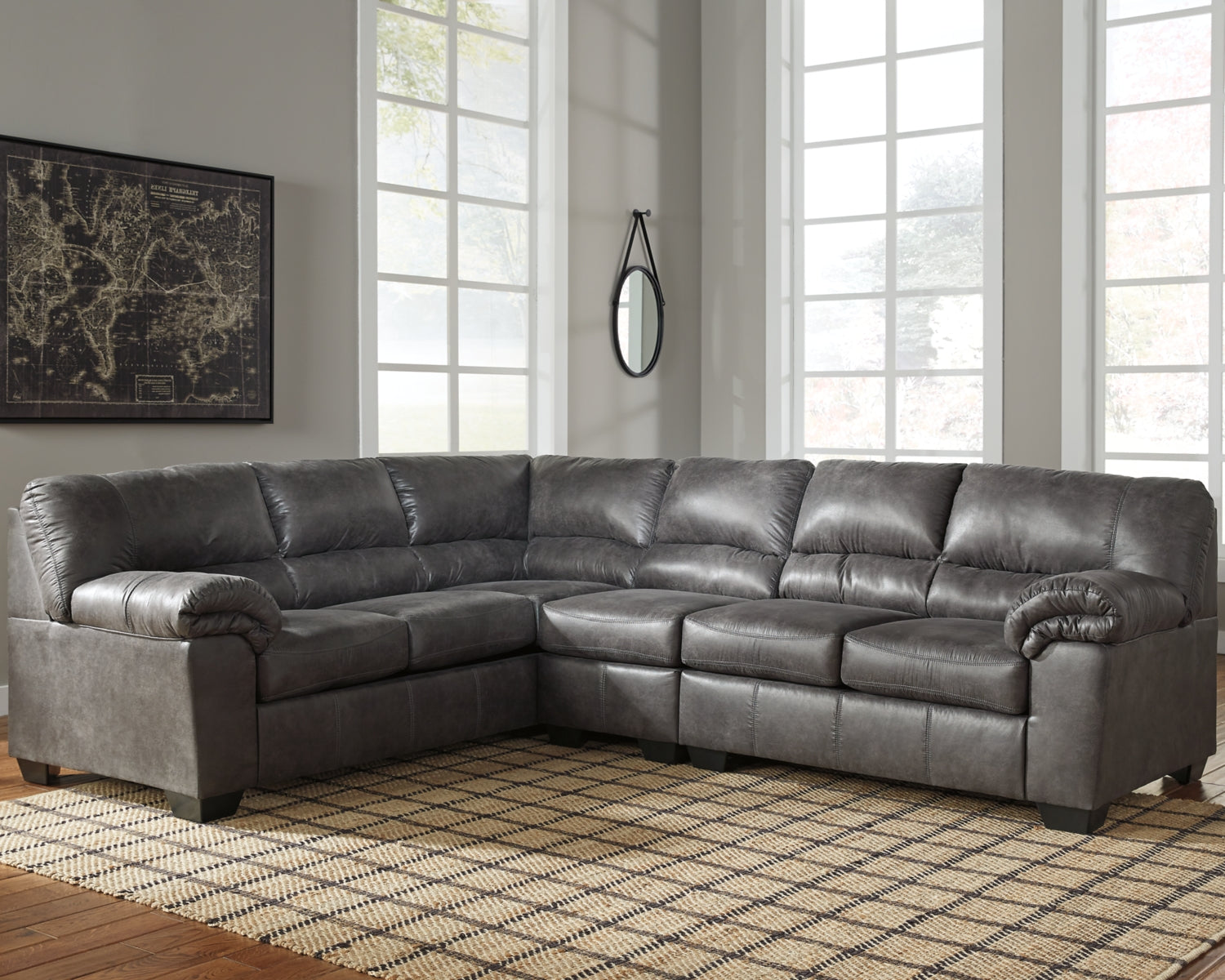 Bladen 3-Piece Sectional with Ottoman