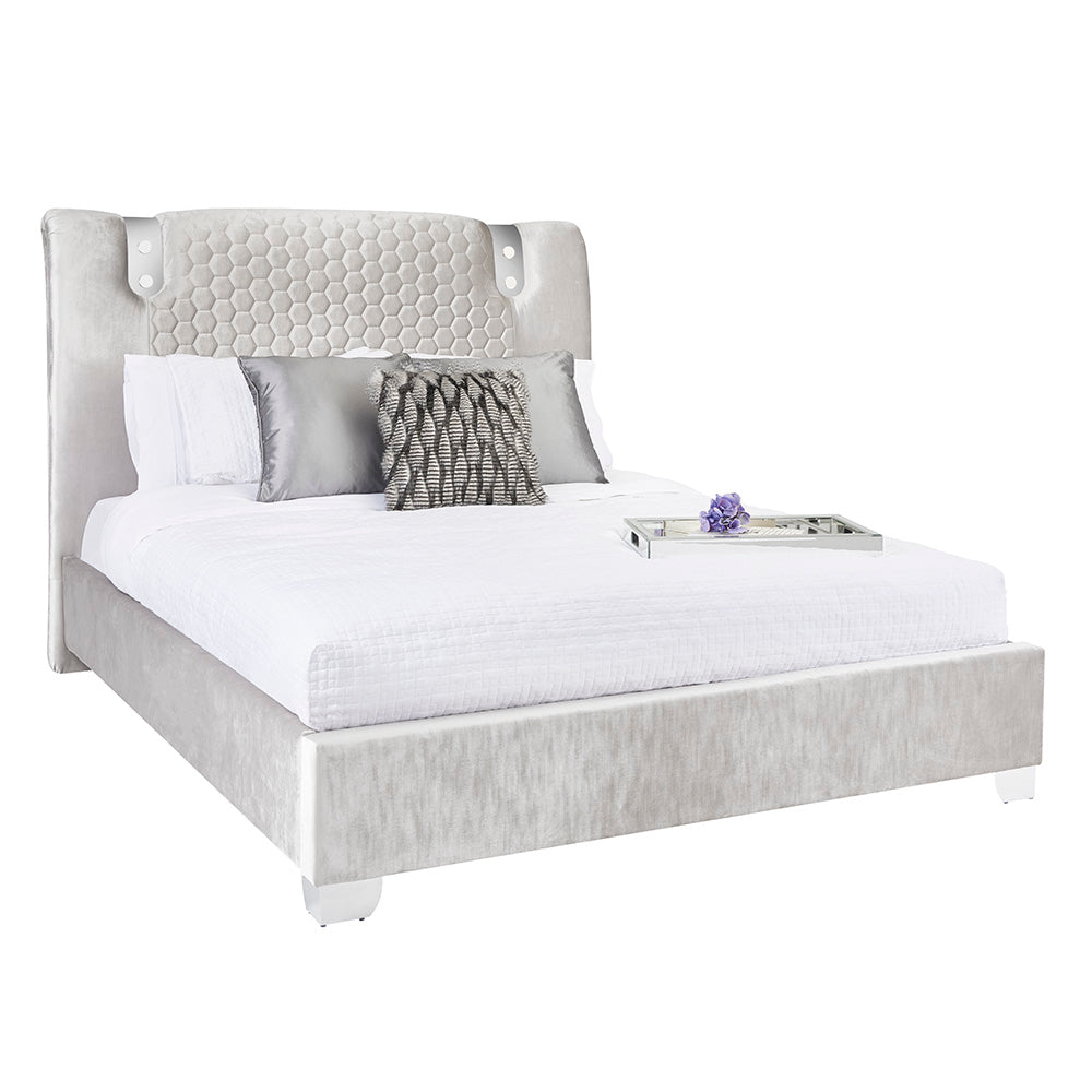 Laurel Velvet Bed