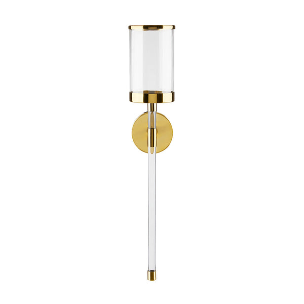 Acrylic Wall Sconce - Gold
