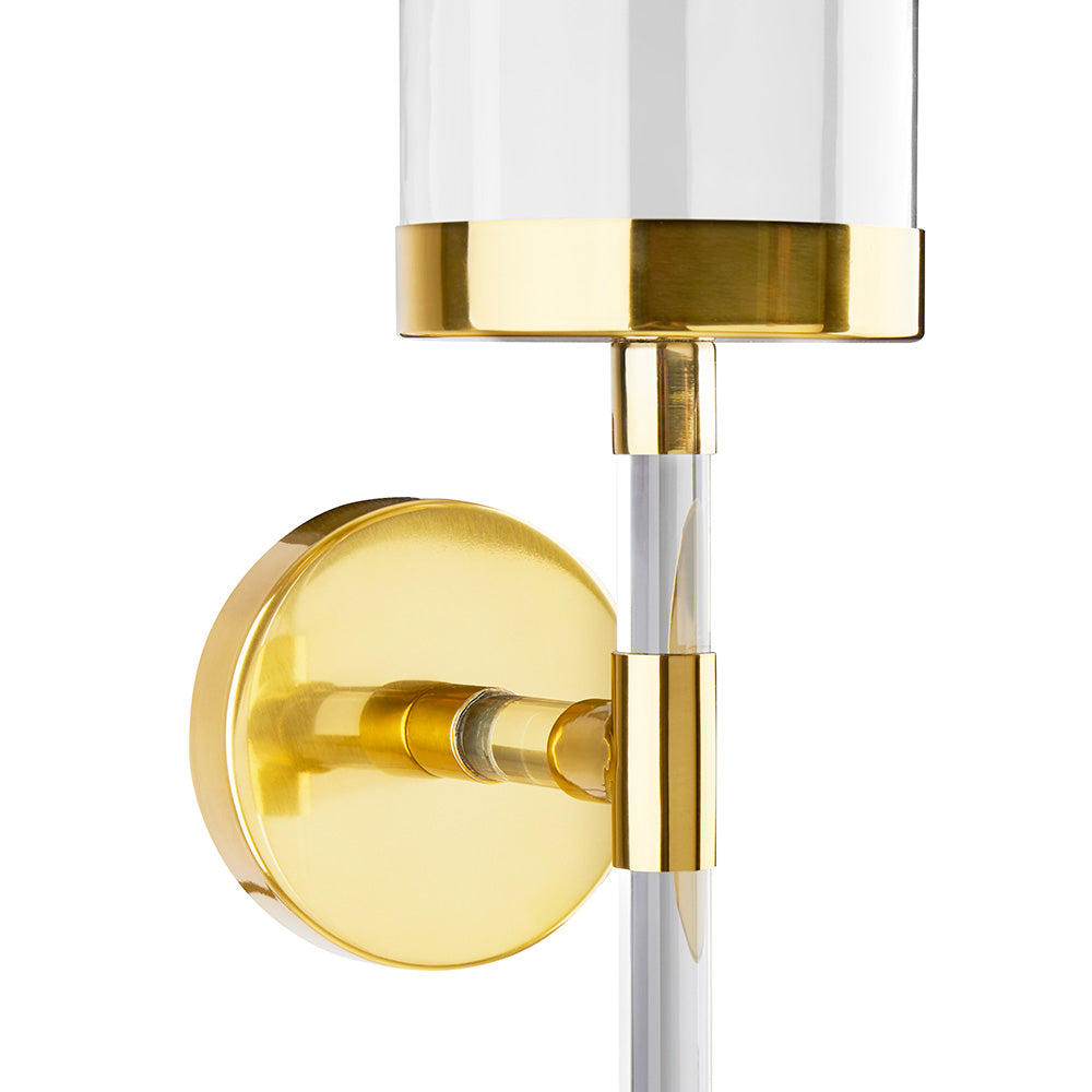 Acrylic Wall Sconce - Gold