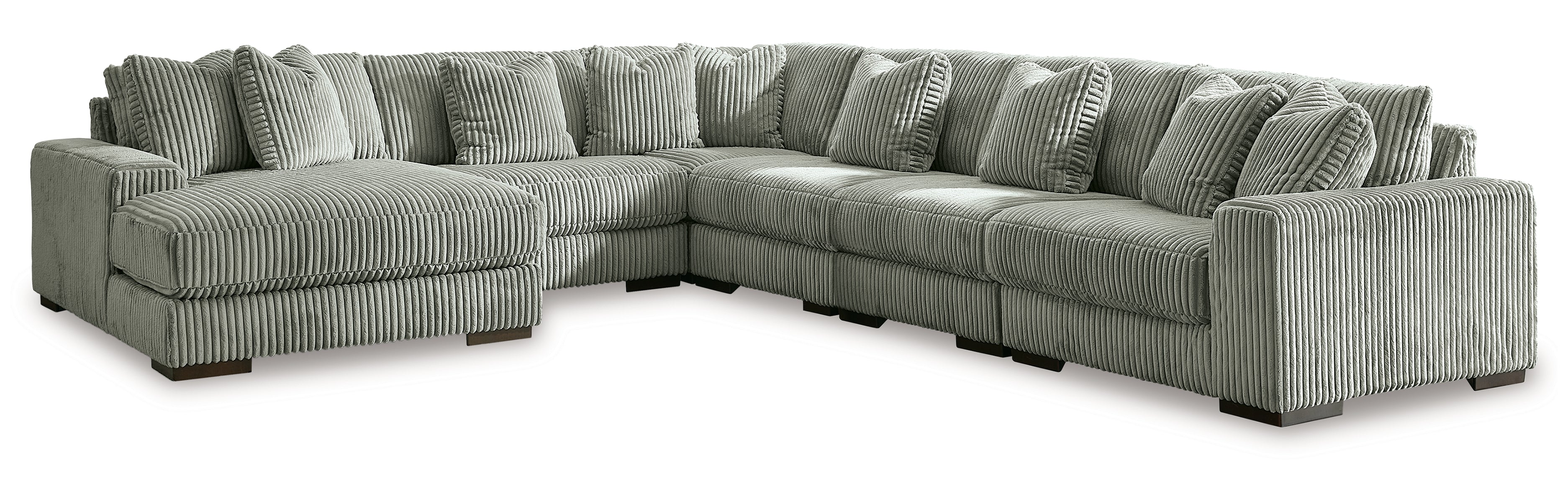 Lindyn 6-Piece Sectional with Ottoman