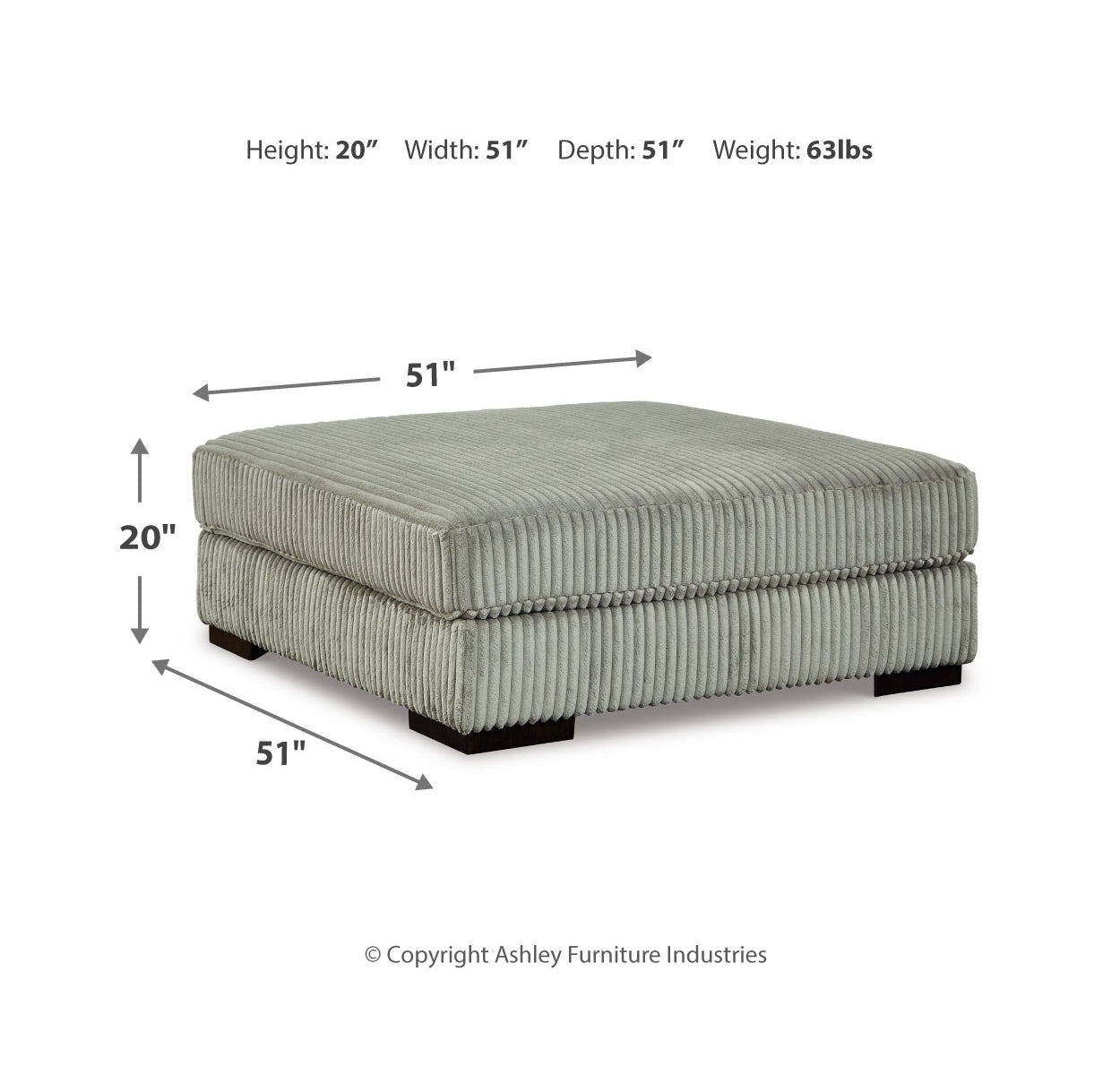 Lindyn 6-Piece Sectional with Ottoman