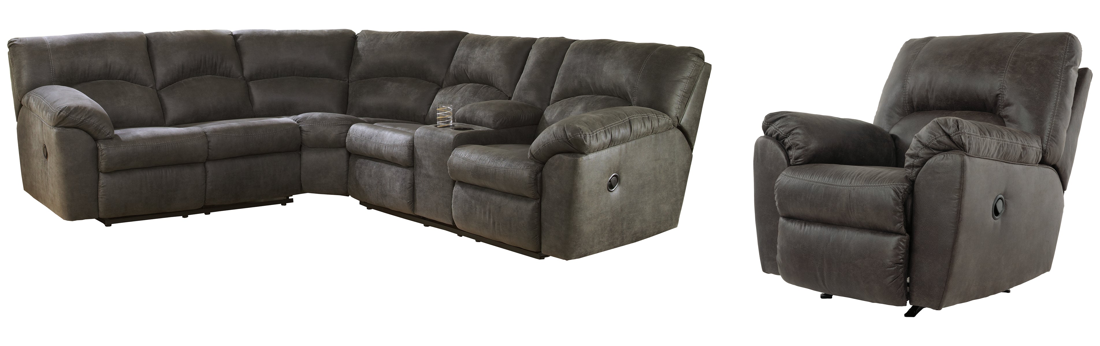 Tambo 2-Piece Sectional with Recliner