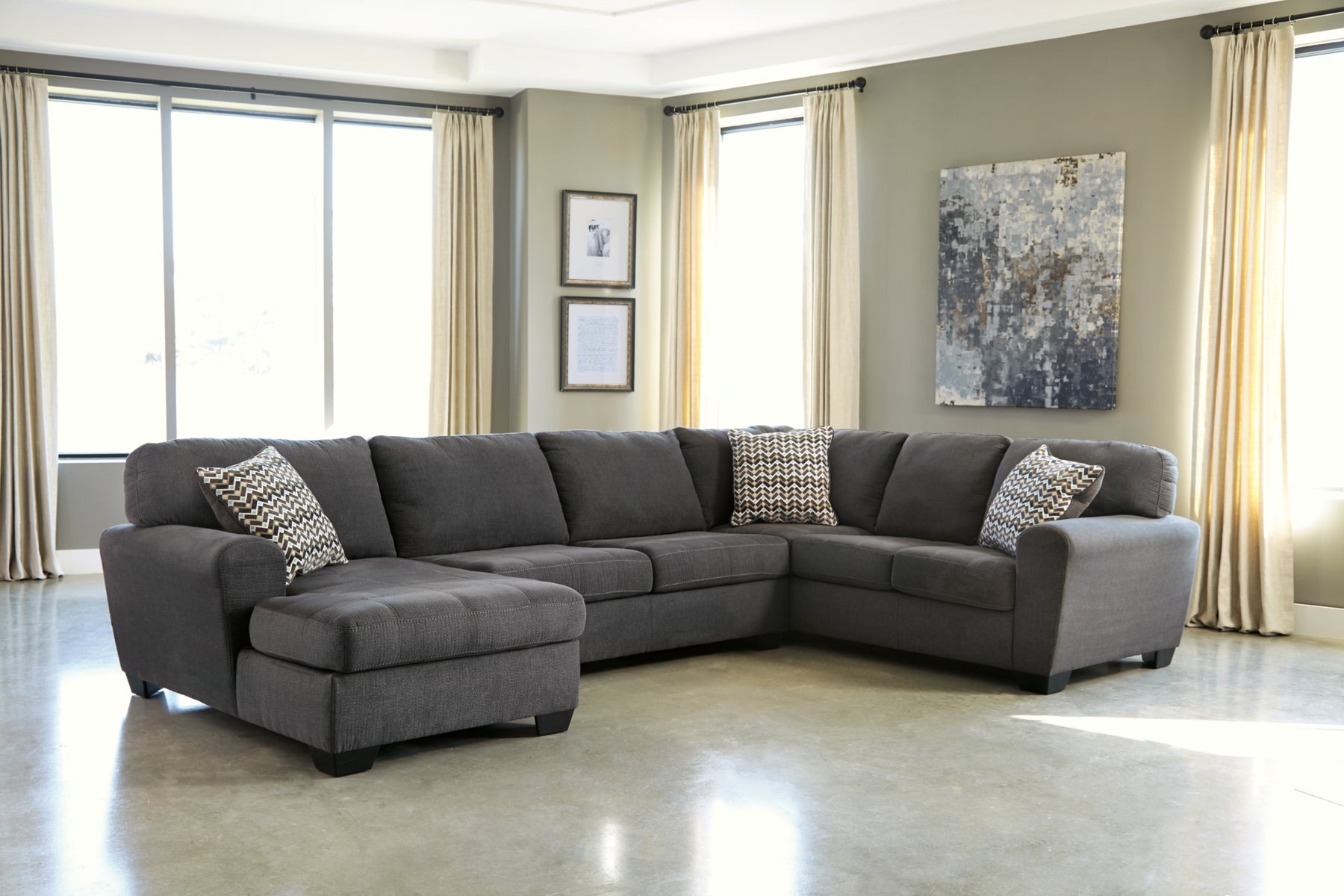 Sorenton 3-Piece Sectional with Ottoman