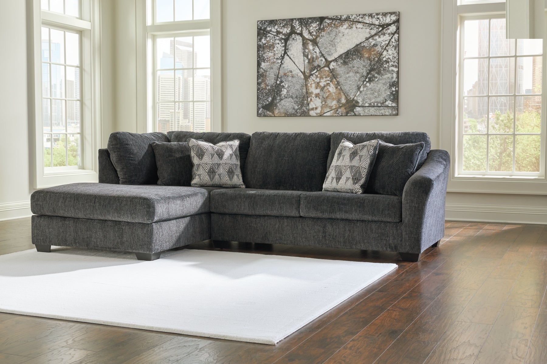 Biddeford 2-Piece Sectional with Ottoman
