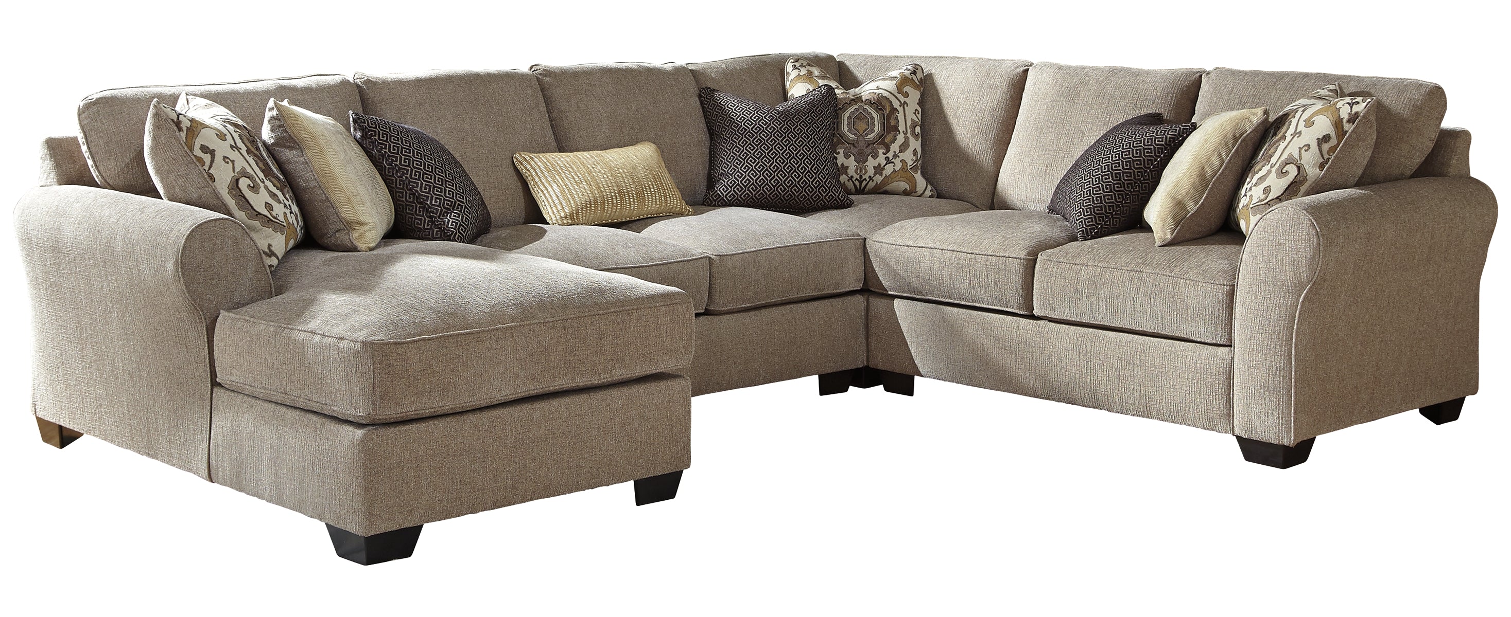 Pantomine 4-Piece Sectional with Ottoman